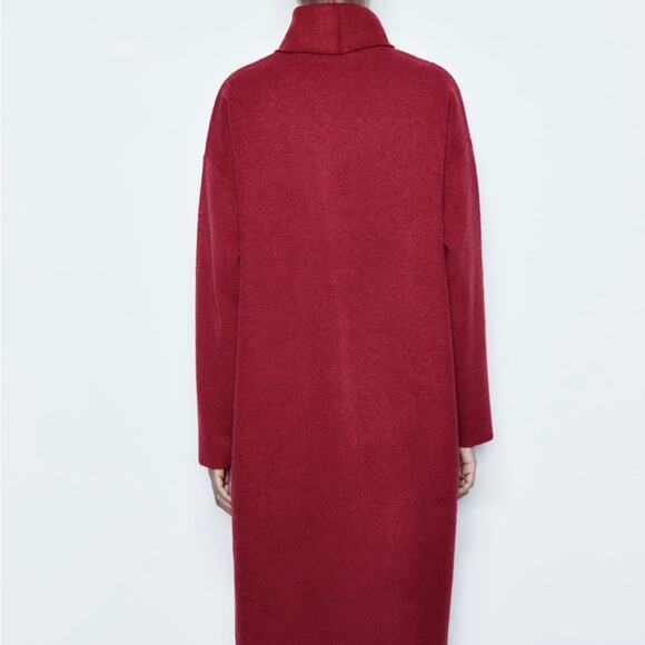 ZARA SOFT MIDI DRESS - Picture 6 of 9